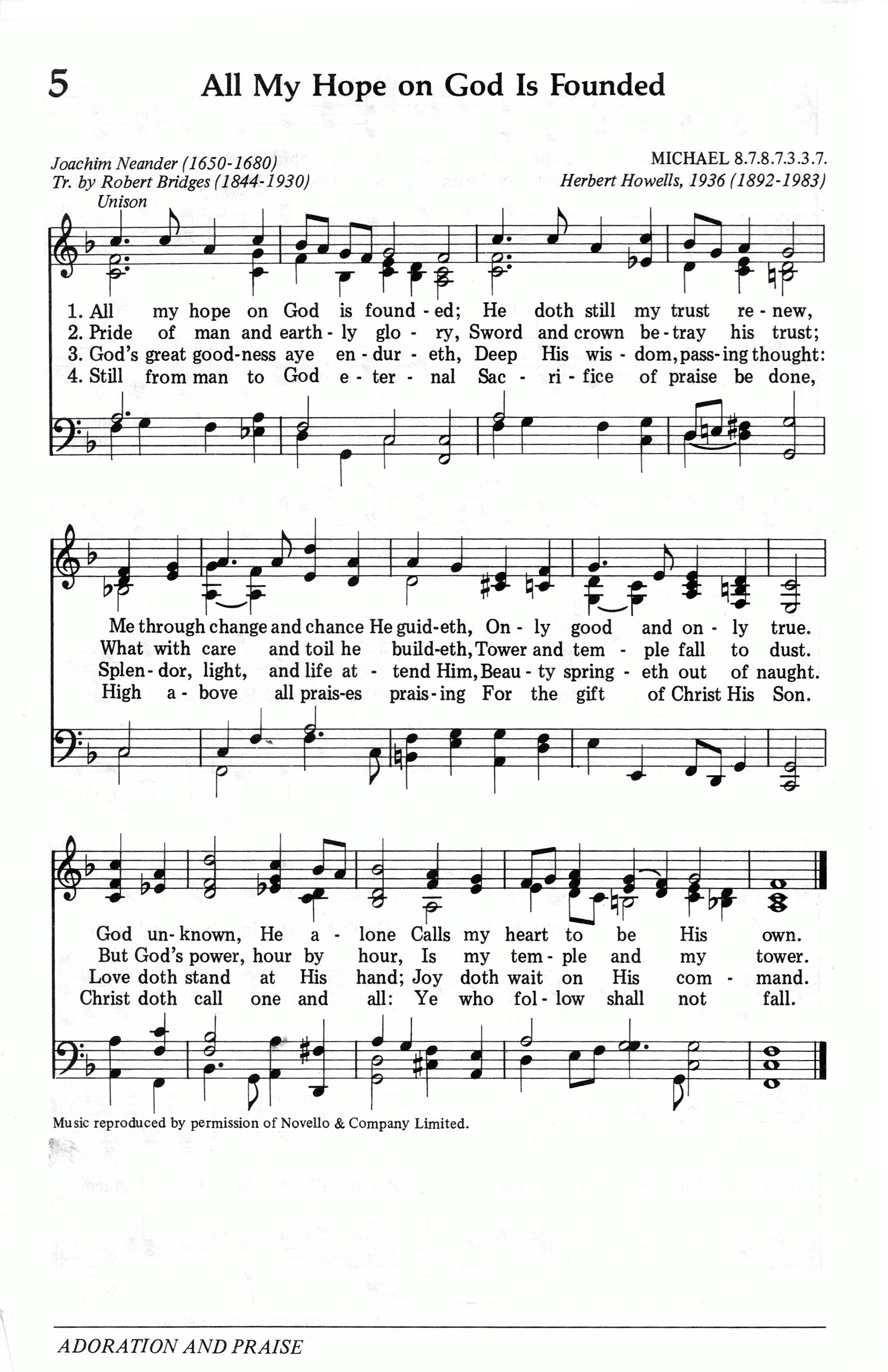 005.All My Hope on God Is Founded-695HYMN