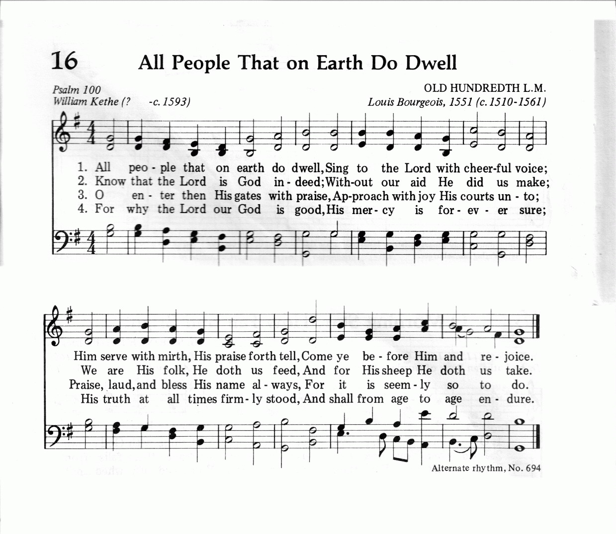 016.All People That on Earth Do Well-695HYMN