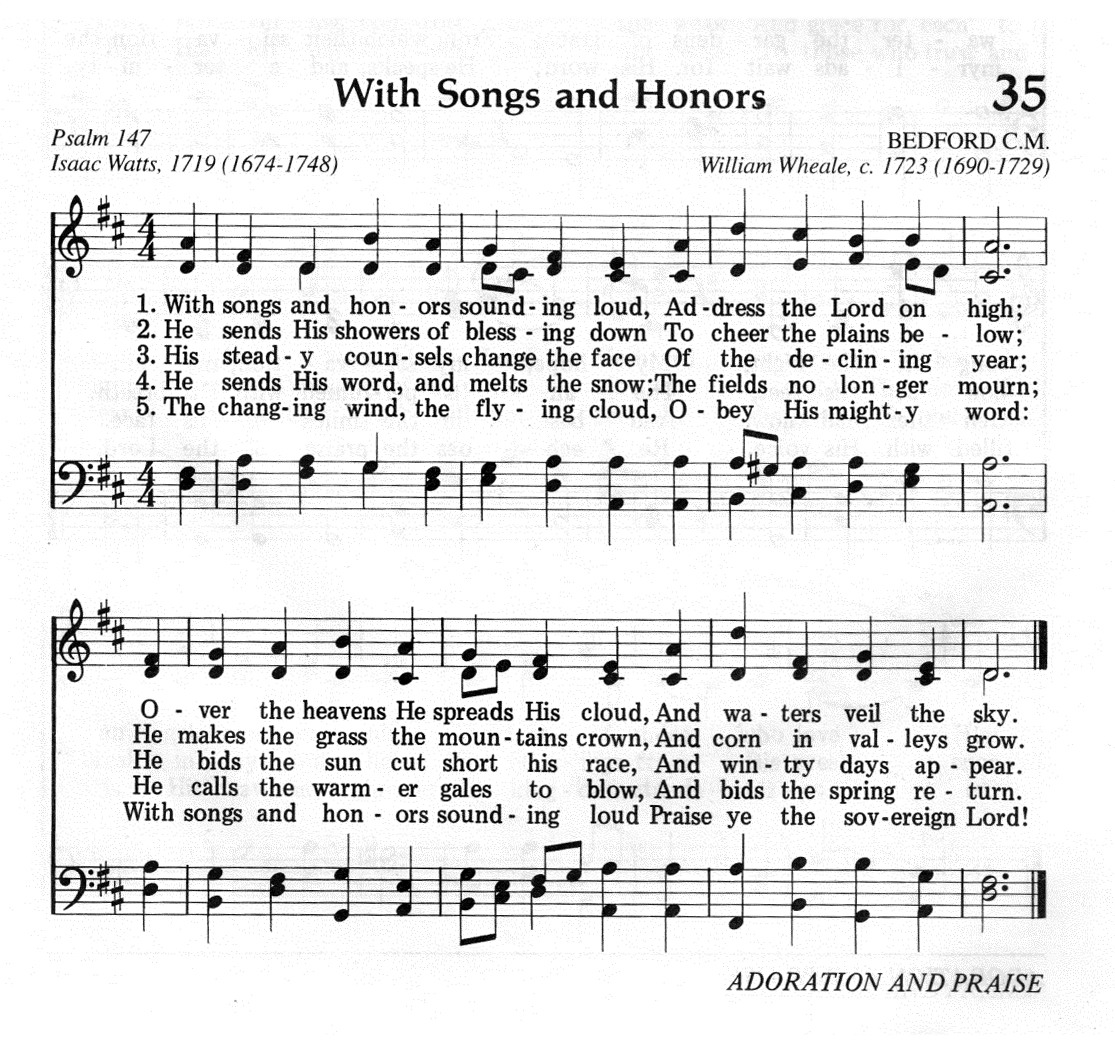 035.With Songs and Honors-695HYMN