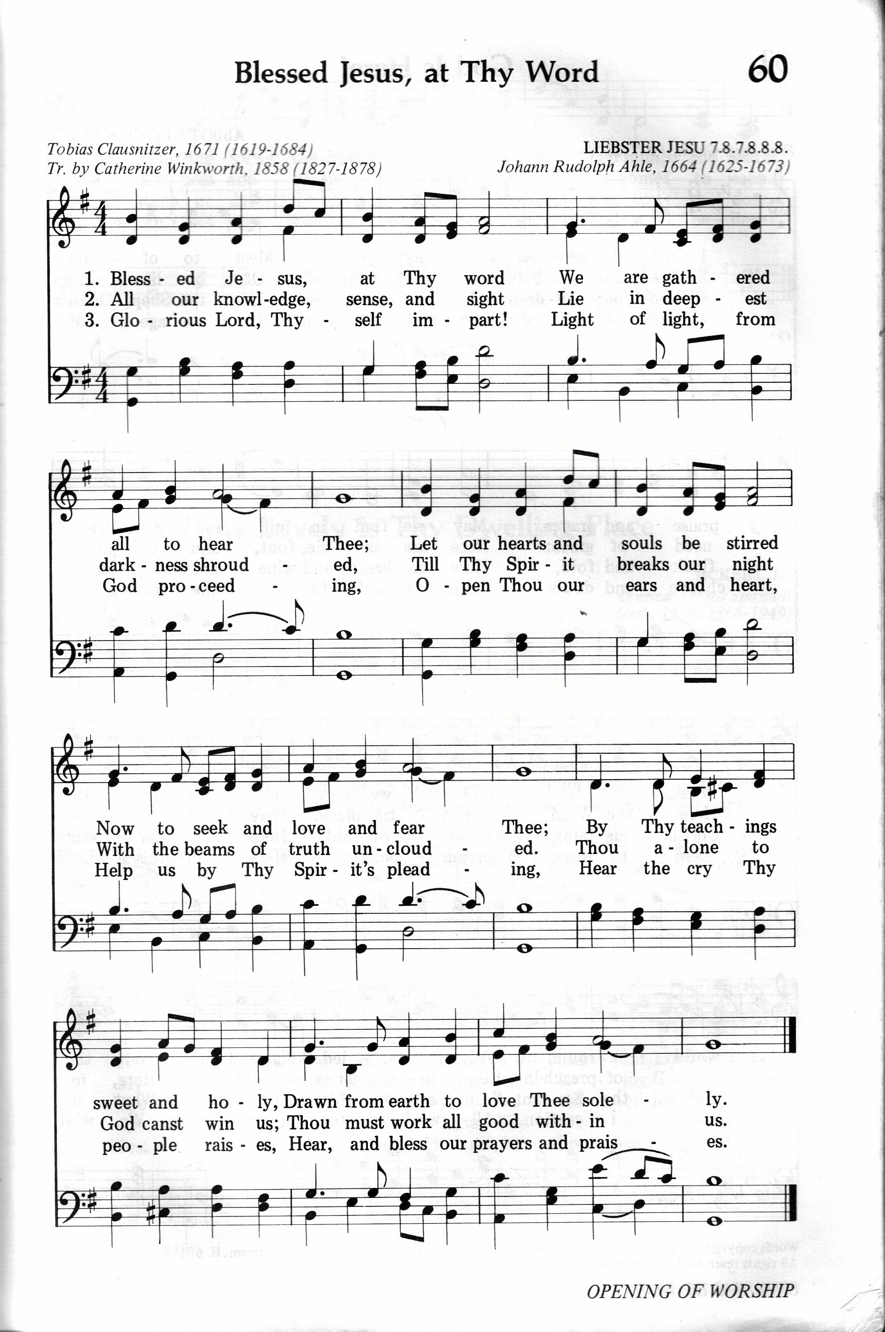 060.Blessed Jesus at Thy Word-695HYMN