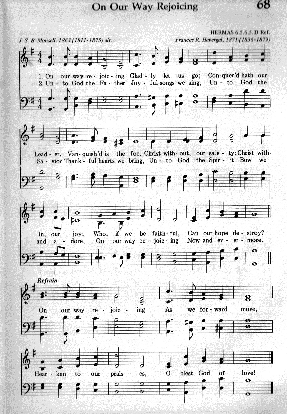 068.On Our Way Rejoicing-695HYMN