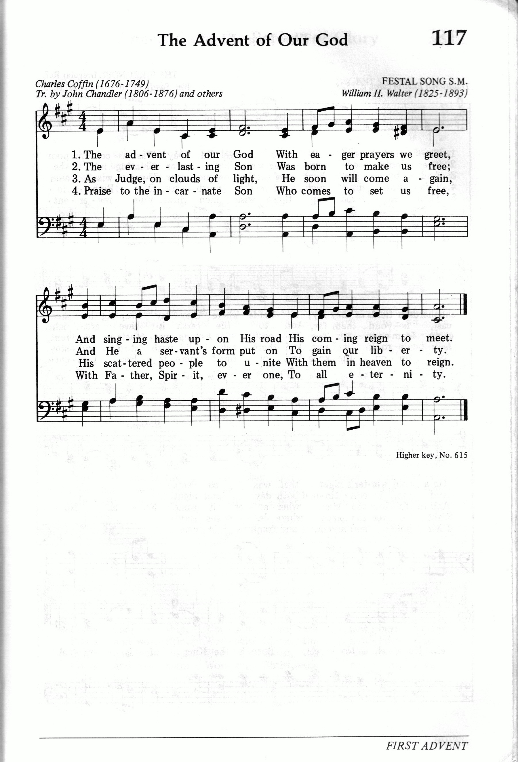 117.The Advent of Our God-695HYMN