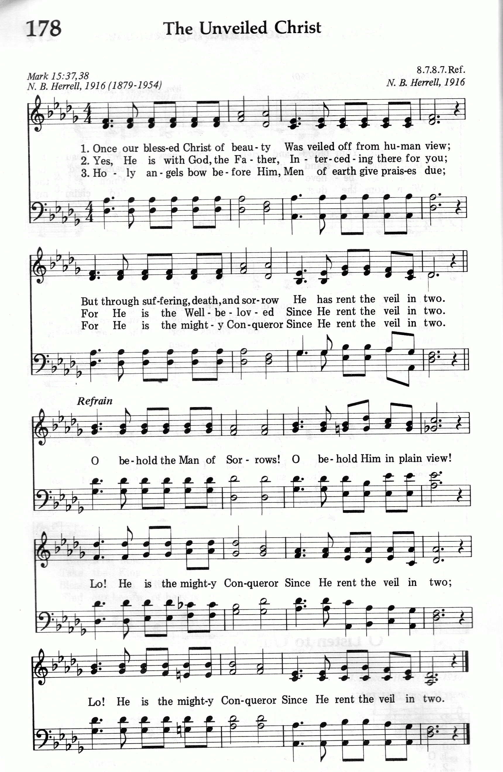 178.The Unveiled Christ-695HYMN