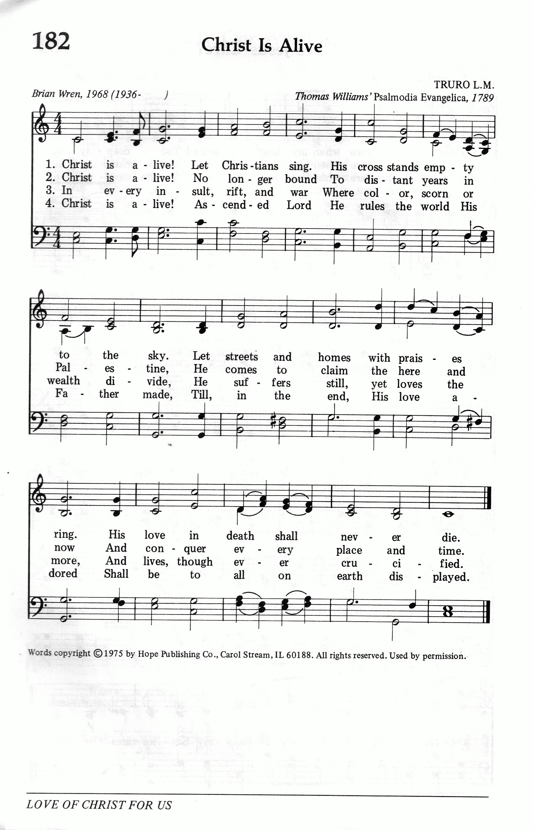 182.Christ Is Alive-695HYMN