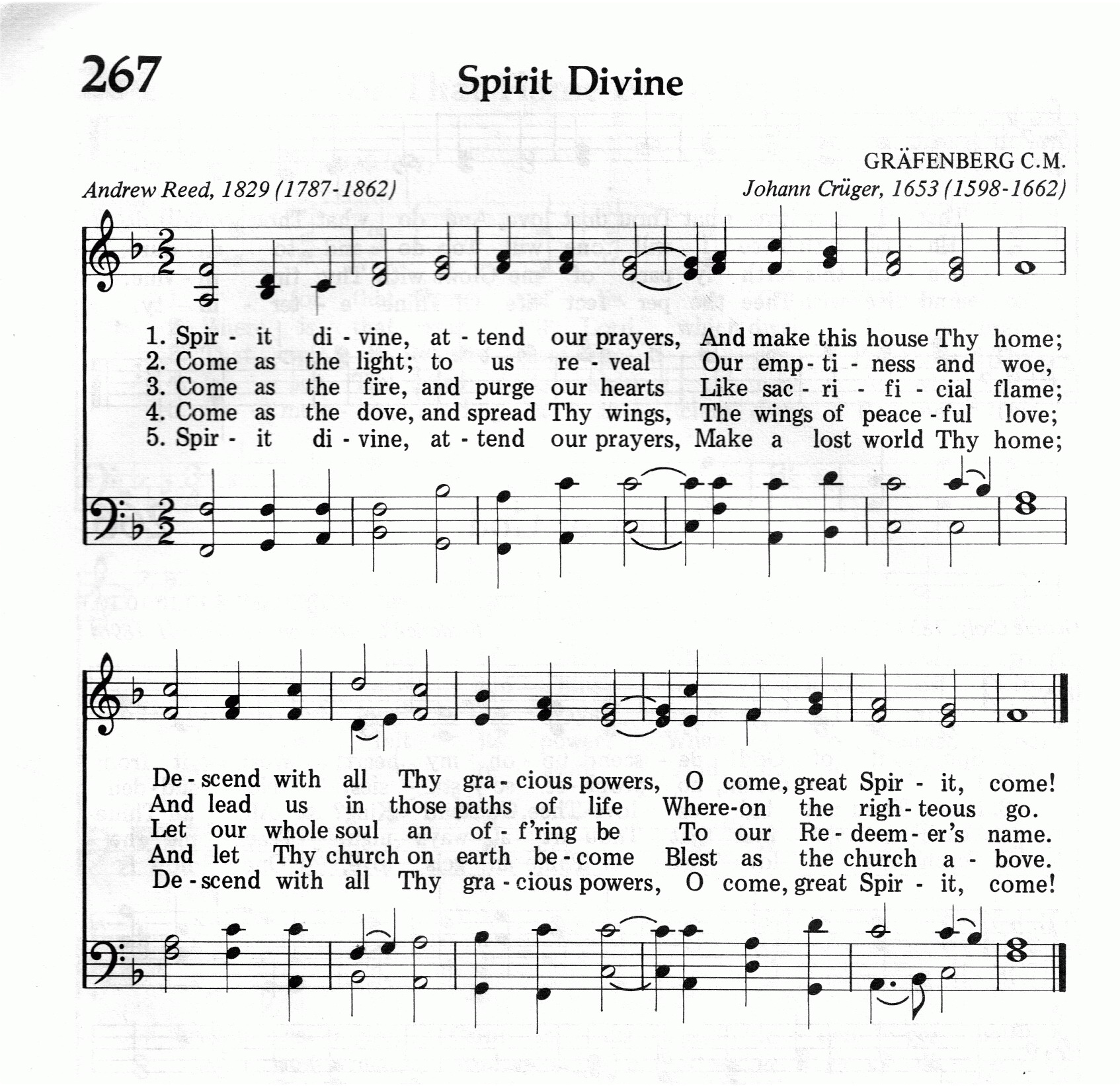 267.Spirit Divine-695HYMN