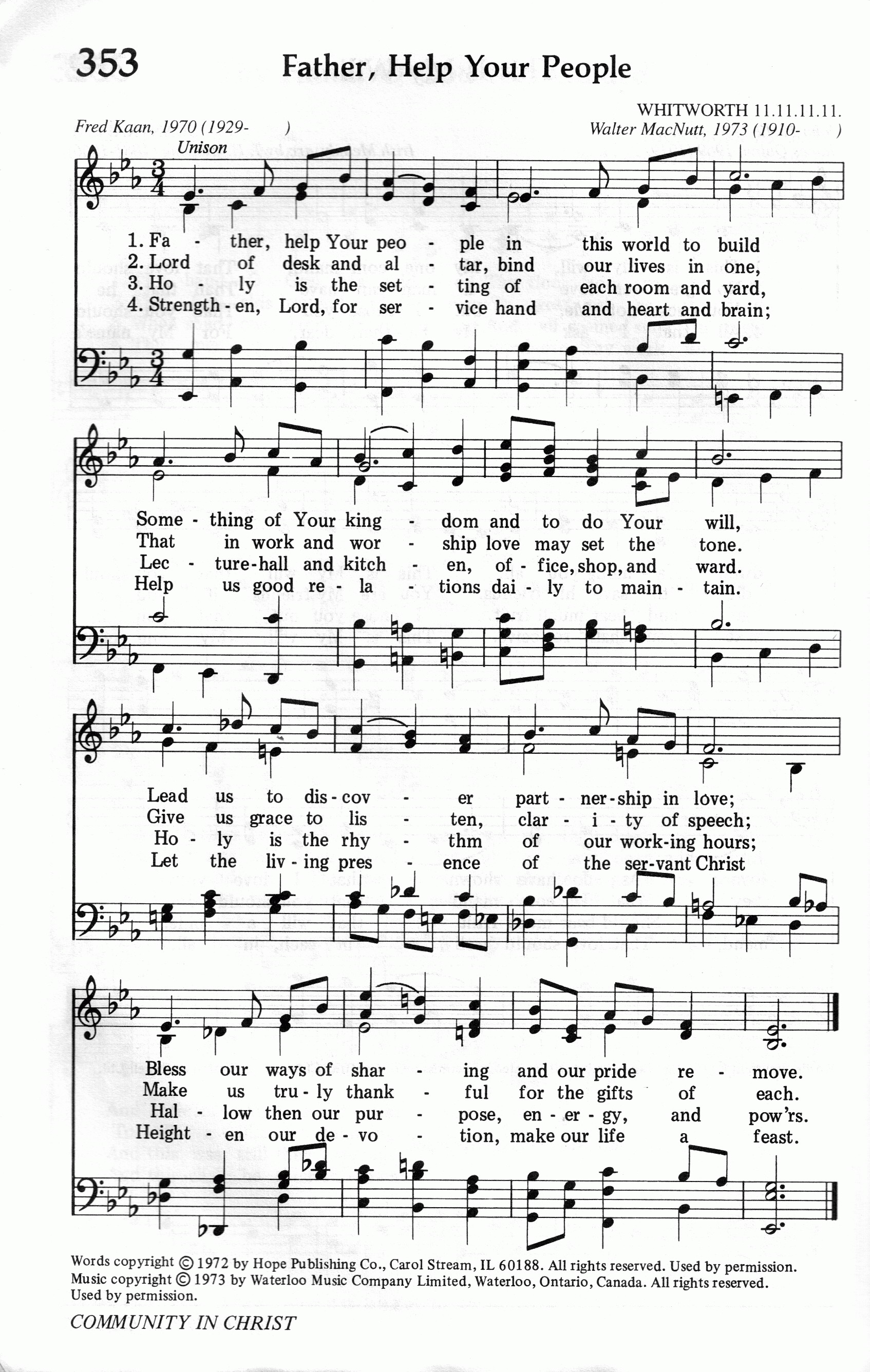 353.Father, Help Your People-695HYMN