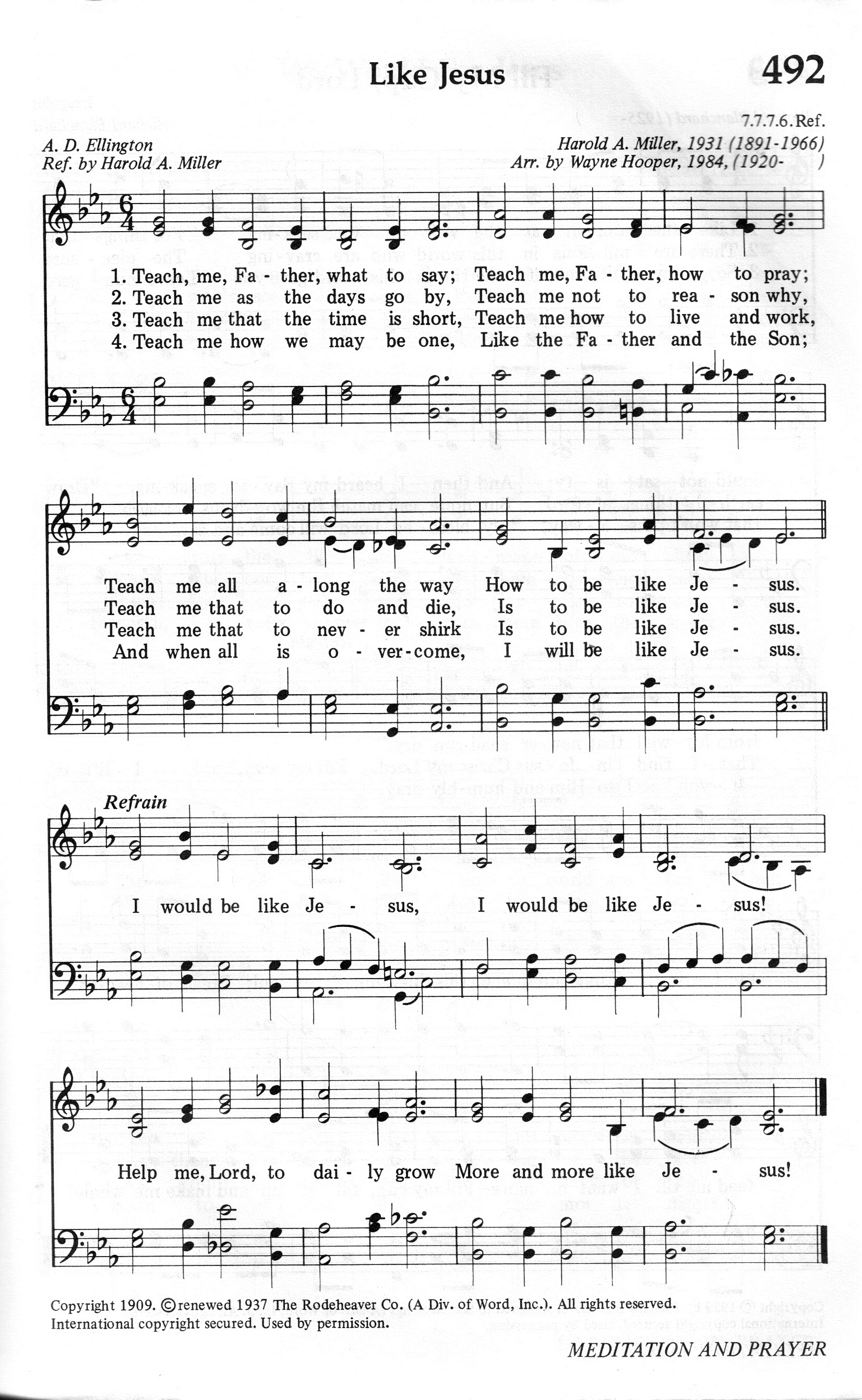 493.Fill My Cup, Lord-695HYMN