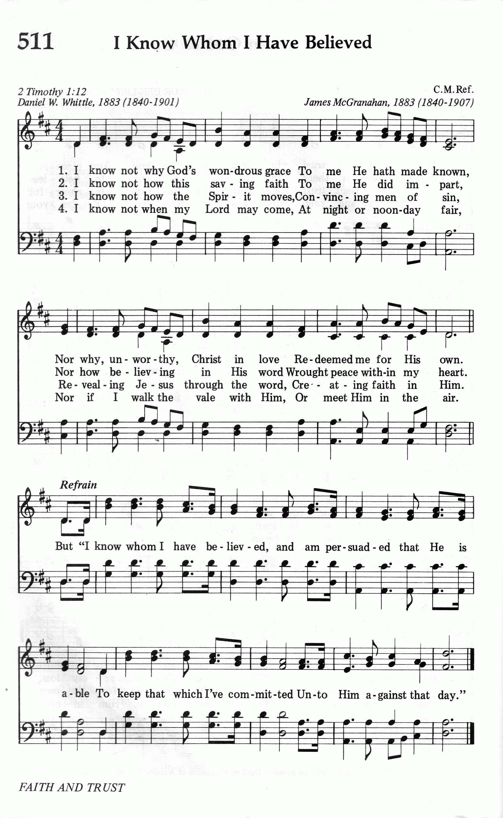 512.Just When I Need Him Most-695HYMN